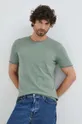 πράσινο Βαμβακερό μπλουζάκι Sisley