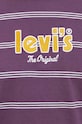 Levi's t-shirt bawełniany 16143.0731 fioletowy