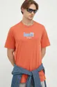 πορτοκαλί Βαμβακερό μπλουζάκι Levi's