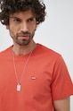 Levi's t-shirt bawełniany pomarańczowy 56605.0154