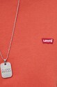 Levi's t-shirt bawełniany 56605.0154 pomarańczowy