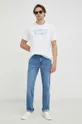 Levi's t-shirt bawełniany biały