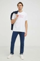 Levi's t-shirt bawełniany biały