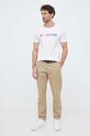 United Colors of Benetton t-shirt bawełniany 3I1XU100A.921 biały SS23