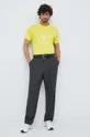 United Colors of Benetton t-shirt bawełniany żółty