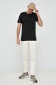 Бавовняна футболка United Colors of Benetton 3JE1J19A5.100. чорний AA00