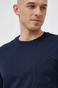 United Colors of Benetton t-shirt bawełniany granatowy 3BL0J19G5.016.
