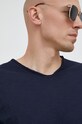 Бавовняна футболка United Colors of Benetton 3JE1J4264.016 темно-синій