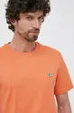 narančasta Pamučna majica United Colors of Benetton
