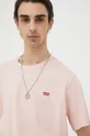 rózsaszín Levi's pamut póló