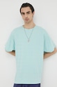 Levi's t-shirt bawełniany bawełna turkusowy A0637.0052