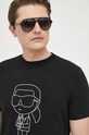 Karl Lagerfeld tricou negru 532221.755082