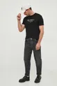 Majica kratkih rukava Karl Lagerfeld crna
