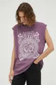 Levi's t-shirt bawełniany fioletowy