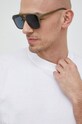 Памучна тениска Calvin Klein Jeans бял J30J322881.PPYX