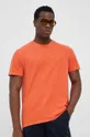 pomarańczowy United Colors of Benetton t-shirt bawełniany