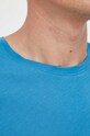 United Colors of Benetton t-shirt bawełniany 3P7XU1058.18Q niebieski