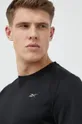 czarny Reebok t-shirt do biegania