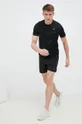 Μπλουζάκι για τρέξιμο Reebok μαύρο