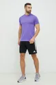 Kratka majica za vadbo adidas Performance Designed for Training vijolična
