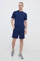 Kratka majica za vadbo adidas Performance Designed for Training mornarsko modra