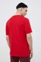 crvena Pamučna majica adidas