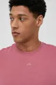 ροζ Βαμβακερό μπλουζάκι adidas