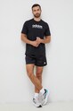 Bavlněné tričko adidas IC9815 černá SS23