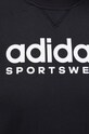 Bavlněné tričko adidas IC9815 černá