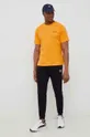 Marmot t-shirt bawełniany żółty