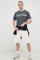 Majica kratkih rukava za trening Calvin Klein Performance Effect siva