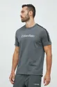 siva Športna kratka majica Calvin Klein Performance Effect