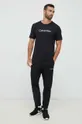 Αθλητικό μπλουζάκι Calvin Klein Performance Effect μαύρο