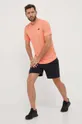 Μπλουζάκι προπόνησης adidas Performance Club 3-Stripes πορτοκαλί