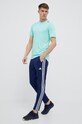 adidas Performance t-shirt treningowy Designed 4 Training IB9099 turkusowy SS23