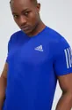 niebieski adidas Performance t-shirt do biegania Own the Run