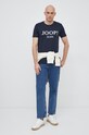 Joop! t-shirt bawełniany 30036021 granatowy SS23