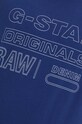 G-Star t-shirt bawełniany D22775.C506 granatowy