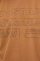 G-Star t-shirt bawełniany D22775.C506 brązowy
