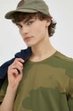 G-Star t-shirt bawełniany wzorzyste zielony D22805.C721