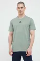 zöld adidas pamut póló