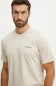 Columbia t-shirt in cotone beige 2022181