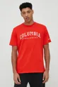 rdeča Bombažna kratka majica Columbia