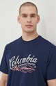 Хлопковая футболка Columbia тёмно-синий 2022181
