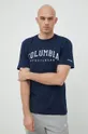 тёмно-синий Хлопковая футболка Columbia Мужской