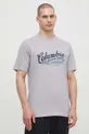 siva Bombažna kratka majica Columbia Moški