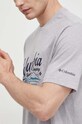 Бавовняна футболка Columbia 2022181 сірий