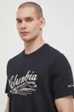 czarny Columbia t-shirt bawełniany Rockaway River Męski
