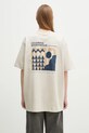 Odzież Columbia t-shirt bawełniany 2036451 beżowy