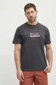 Columbia t-shirt bawełniany Explorers Canyon Materiał zasadniczy: 100 % Bawełna, Ściągacz: 97 % Bawełna, 3 % Elastan